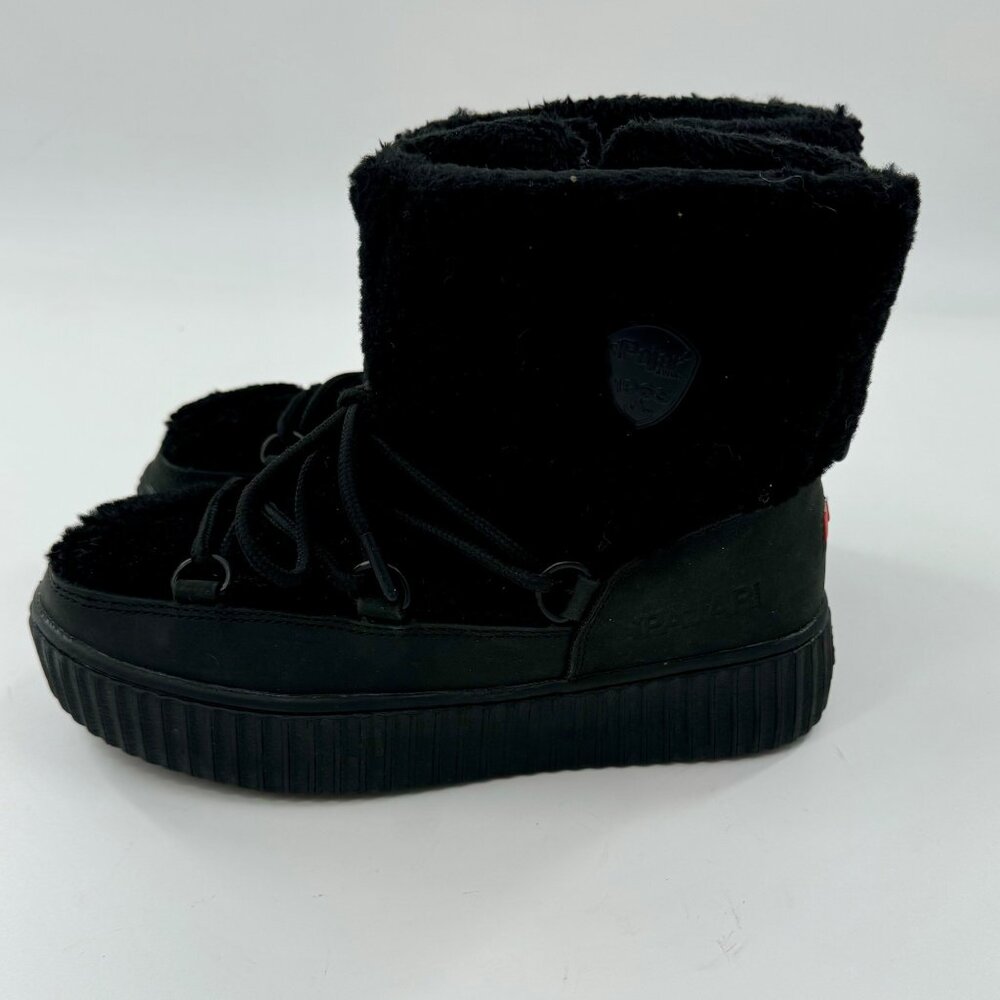 Pajar NWOT Ceria Shearling Waterproof Black Winter Boots Size 5.5 or 36